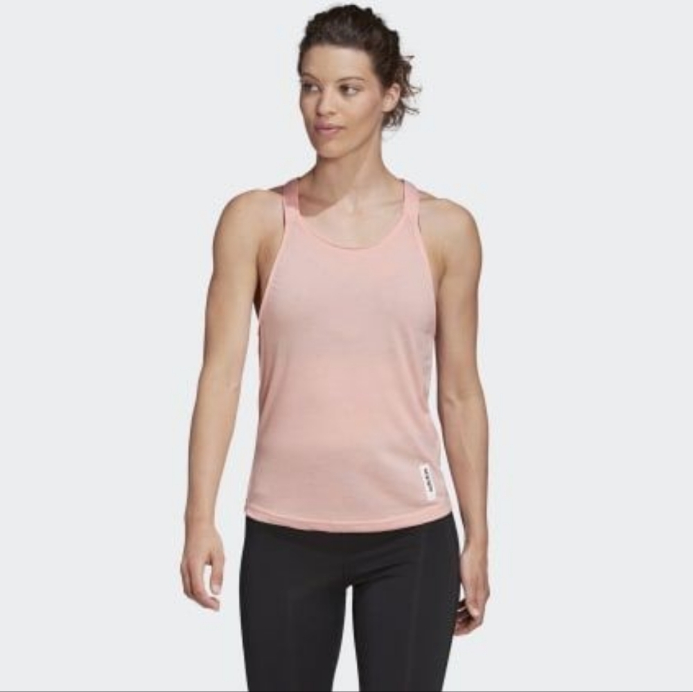 Adidas Brilliant Basics Tank Top -Pink Sz: Small